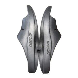 OOFOS OOahh Recovery Slide Sandals Black Unisex M6 / W8 EU 39 Comfort Slides